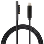 USB-C / 타입-C 6핀 자석 수 노트북 전원 충전 케이블 마이크로소프트 서피스 프로 7 / 6 / 5용, 케이블 길이: 약 1.5m, 마이크로소프트 서피스 프로 7 / 6 / 5용