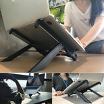 NEXSTAND 노트북 높이 연장 홀더 스탠드 접이식 휴대용 컴퓨터 열 방출 브래킷, 크기: 27x3.9x3.6cm