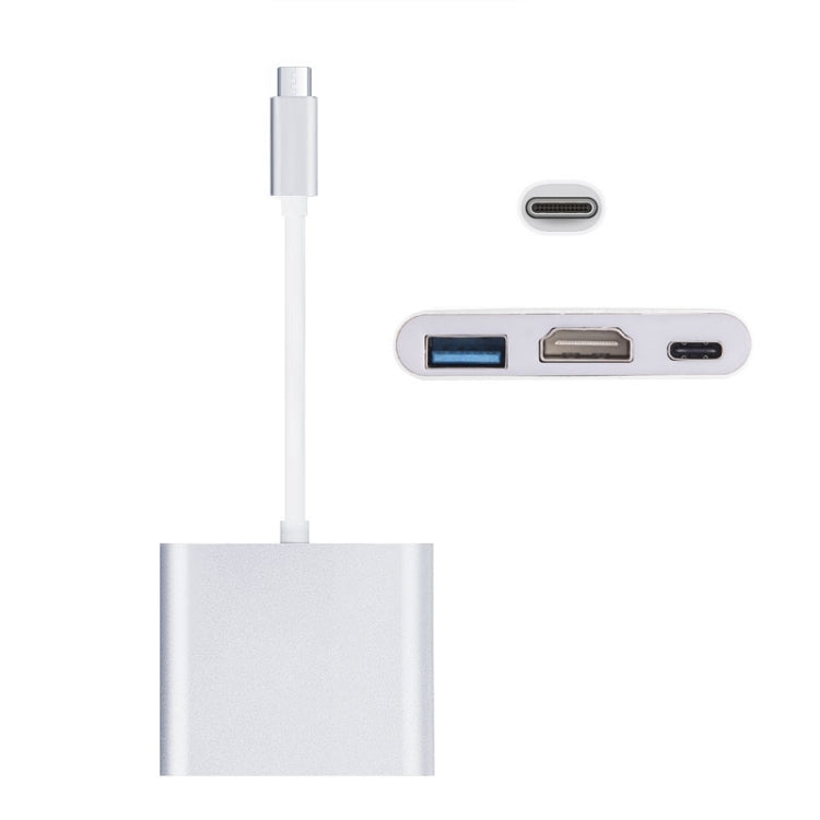 USB-C / Type-C 3.1 수컷 to USB-C / Type-C 3.1 암컷 & HDMI 암컷 & USB 3.0 암컷 어댑터, Type-C+USB+HDMI (J), Type-C+USB+HDMI (G), Type-C+USB+HDMI (B), Type-C+USB+HDMI (S)