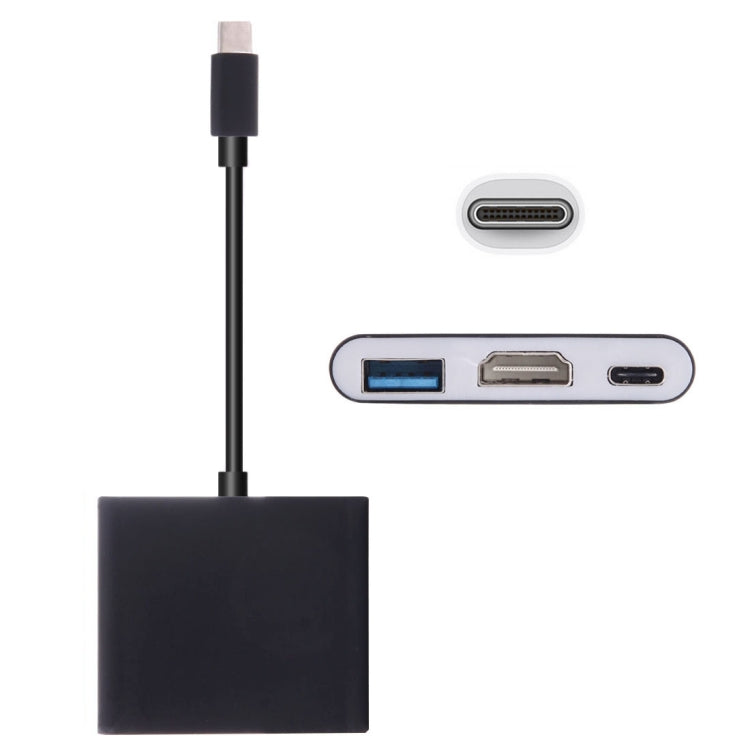 USB-C / Type-C 3.1 수컷 to USB-C / Type-C 3.1 암컷 & HDMI 암컷 & USB 3.0 암컷 어댑터, Type-C+USB+HDMI (J), Type-C+USB+HDMI (G), Type-C+USB+HDMI (B), Type-C+USB+HDMI (S)