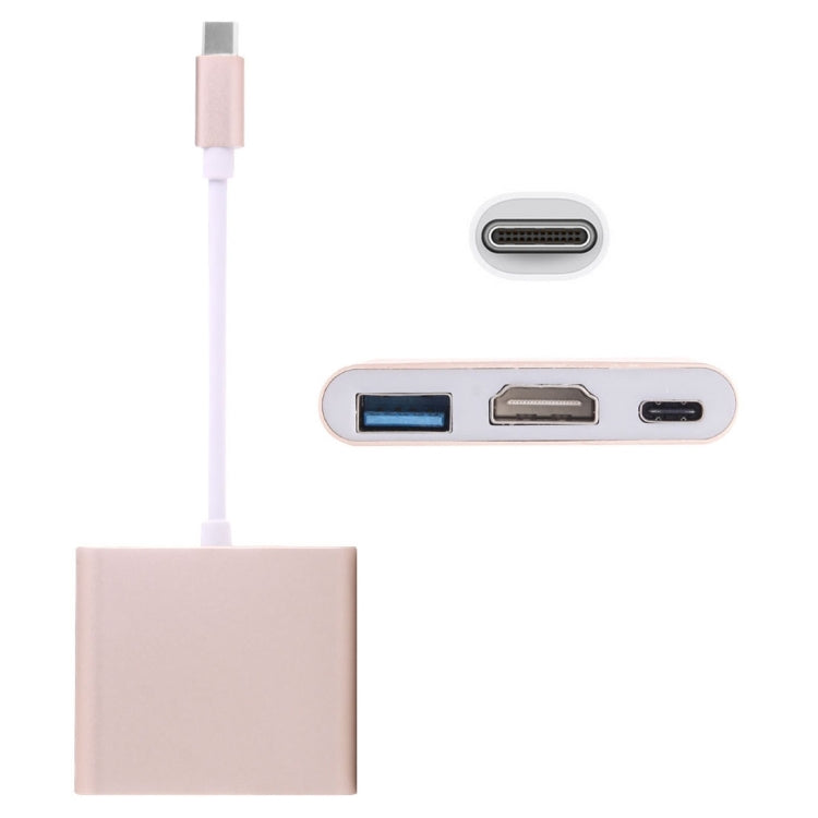 USB-C / Type-C 3.1 수컷 to USB-C / Type-C 3.1 암컷 & HDMI 암컷 & USB 3.0 암컷 어댑터, Type-C+USB+HDMI (J), Type-C+USB+HDMI (G), Type-C+USB+HDMI (B), Type-C+USB+HDMI (S)