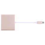 USB-C / Type-C 3.1 수컷 to USB-C / Type-C 3.1 암컷 & HDMI 암컷 & USB 3.0 암컷 어댑터, Type-C+USB+HDMI (J), Type-C+USB+HDMI (G), Type-C+USB+HDMI (B), Type-C+USB+HDMI (S)