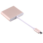 USB-C / Type-C 3.1 수컷 to USB-C / Type-C 3.1 암컷 & HDMI 암컷 & USB 3.0 암컷 어댑터, Type-C+USB+HDMI (J), Type-C+USB+HDMI (G), Type-C+USB+HDMI (B), Type-C+USB+HDMI (S)