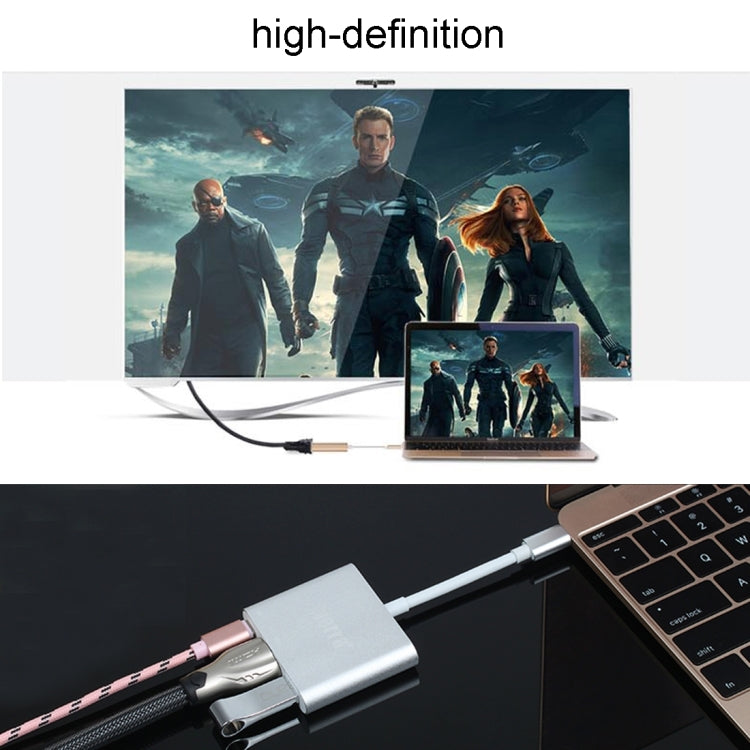 USB-C / Type-C 3.1 수컷 to USB-C / Type-C 3.1 암컷 & HDMI 암컷 & USB 3.0 암컷 어댑터, Type-C+USB+HDMI (J), Type-C+USB+HDMI (G), Type-C+USB+HDMI (B), Type-C+USB+HDMI (S)