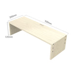 ORICO MSR-02-WD-BP 나무결 컴퓨터 모니터 홀더, 크기: 50 x 20 x 13.5cm, 크기: 50 x 20 x 13.5cm