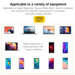 V125 USB-C / Type-C 수컷 to PD + HDMI + USB 3.0 암컷 3-in-1 컨버터, 3-in-1