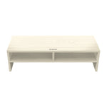 ORICO MSR-04-WD-BP 칸막이 있는 2단 나무결 컴퓨터 모니터 홀더, 크기: 50 x 20 x 13.5cm, 칸막이 포함 2단, 크기: 50 x 20 x 13.5cm