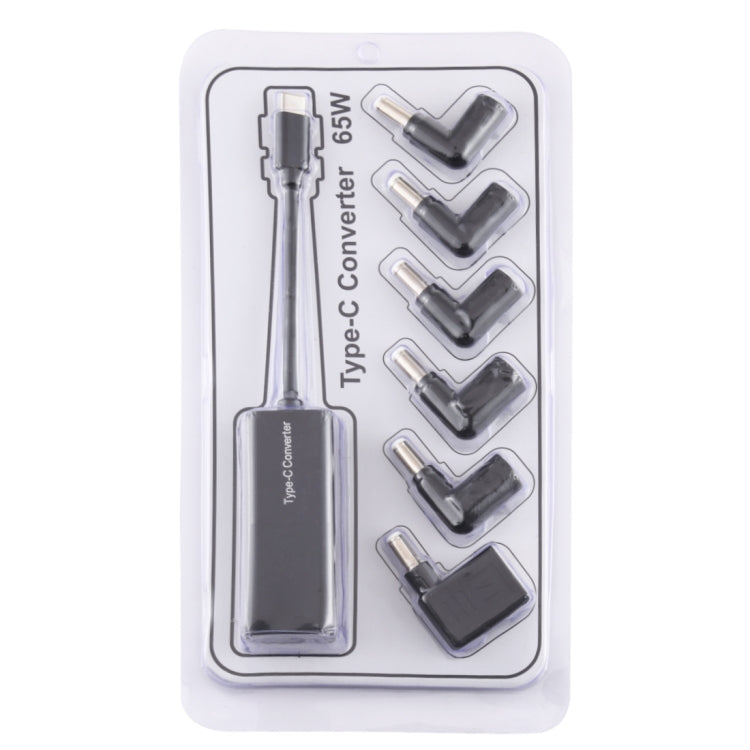 노트북 전원 어댑터 65W USB-C / Type-C 컨버터 to 6-in-1 전원 어댑터
