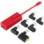 노트북 전원 어댑터 65W USB-C / Type-C 컨버터 to 6-in-1 전원 어댑터