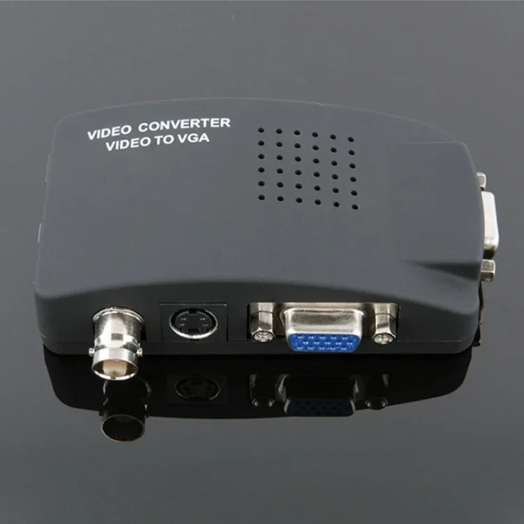 HOWEI HW-2404 BNC / S-비디오 to VGA 비디오 변환기