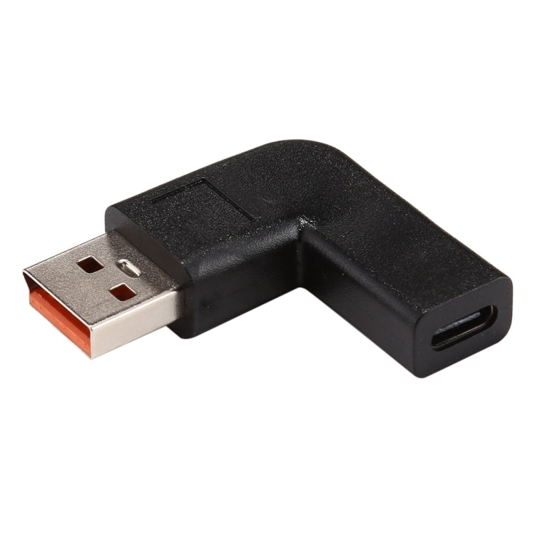 USB-C / Type-C 암컷 to Yoga 3 수컷 90도 각도 전원 어댑터 커넥터 Lenovo용