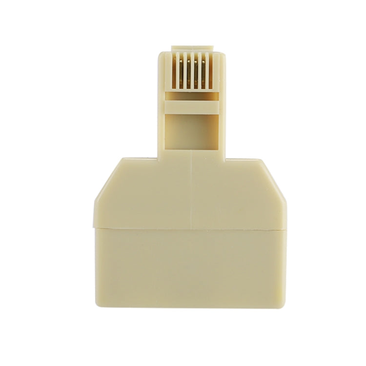 RJ11 듀얼 포트 데스크탑 전화 연장 케이블 익스텐더 커넥터 어댑터, 2 RJ11 암컷 to RJ11 수컷