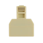 RJ45 듀얼 포트 LAN 이더넷 커넥터 네트워크 어댑터, 2 RJ45 암컷 to RJ45 수컷