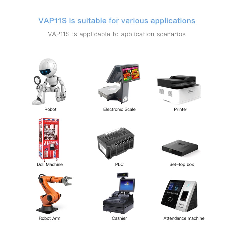 VONETS VAP11S 2.4G 미니 무선 브리지 300Mbps WiFi 리피터 2 안테나 포함, VAP11S