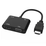 Onten 5165HV HDMI to HDMI + VGA 어댑터, 5165HV