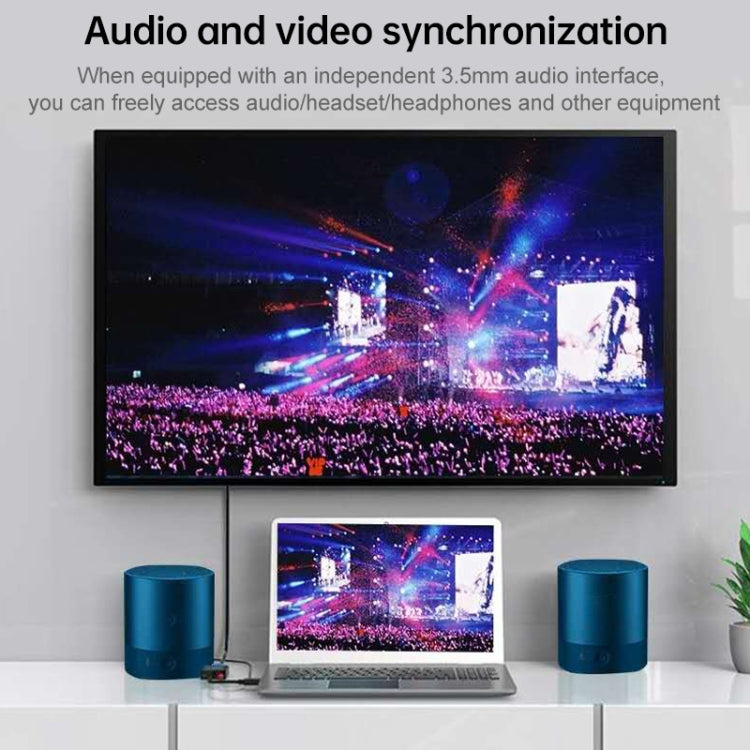 Onten 5165HV HDMI to HDMI + VGA 어댑터, 5165HV