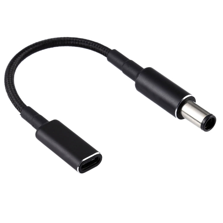 PD 100W 18.5-20V 7.4 x 0.6mm to USB-C / Type-C 어댑터 나일론 브레이드 케이블 HP용, 7.4 x 0.6mm