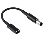 PD 100W 18.5-20V 7.4 x 0.6mm to USB-C / Type-C 어댑터 나일론 브레이드 케이블 HP용, 7.4 x 0.6mm