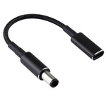 PD 100W 18.5-20V 7.4 x 0.6mm to USB-C / Type-C 어댑터 나일론 브레이드 케이블 HP용, 7.4 x 0.6mm