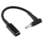 PD 100W 18.5-20V 4.5 x 0.6mm 엘보우 to USB-C / Type-C 어댑터 나일론 브레이드 케이블 HP용, 4.5 x 0.6mm