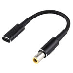 PD 100W 18.5-20V 7.9 x 0.9mm to USB-C / Type-C 어댑터 나일론 브레이드 케이블
