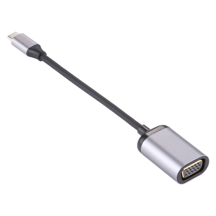 1080P VGA 암 to Type-C / USB-C 수 커넥팅 어댑터 케이블, VGA 암 to Type-C 수