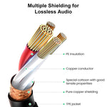 금속 헤드 3.5mm 수컷 to 알루미늄 케이스 3핀 XLR 캐논 암컷 오디오 커넥터 어댑터 케이블, 총 길이: 약 35cm, 3핀 암컷
