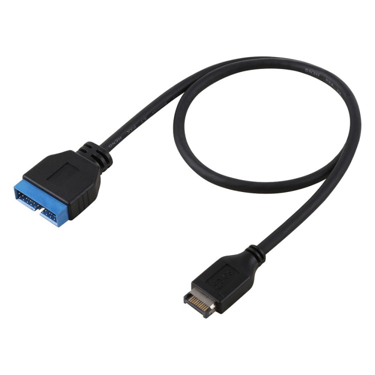 30cm USB 3.1 타입-E to USB 3.0 마더보드 19핀 수 확장 케이블