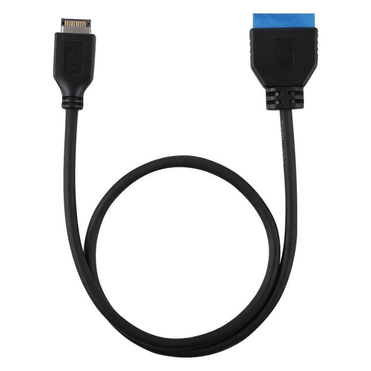 30cm USB 3.1 타입-E to USB 3.0 마더보드 19핀 수 확장 케이블