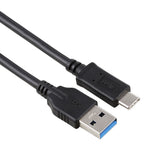 1.5m 고속 USB 3.0 수 to USB-C / 타입-C 수 리트랙터블 스프링 연장 케이블, USB 3.0 수 to 타입-C 수