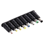 5.5x2.1mm 암 to 다중 수 인터페이스 8 in 1 전원 어댑터 세트 HP / Sony / Acer / ASUS / DELL 노트북용, 8 in 1 전원 어댑터