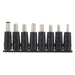 5.5x2.1mm 암 to 다중 수 인터페이스 8 in 1 전원 어댑터 세트 HP / Sony / Acer / ASUS / DELL 노트북용, 8 in 1 전원 어댑터