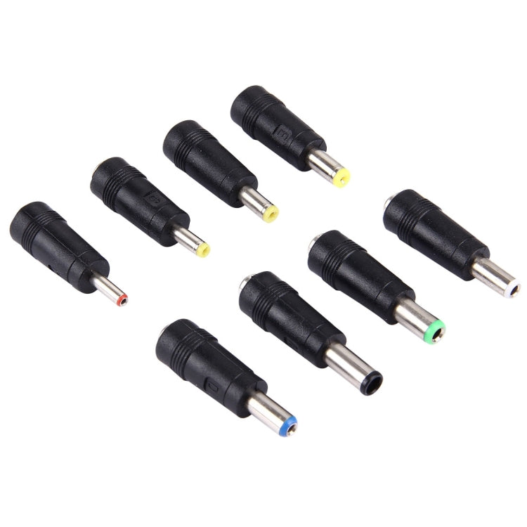 5.5x2.1mm 암 to 다중 수 인터페이스 8 in 1 전원 어댑터 세트 HP / Sony / Acer / ASUS / DELL 노트북용, 8 in 1 전원 어댑터