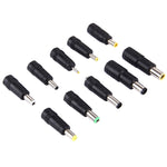 5.5x2.1mm 암 to 다중 수 인터페이스 10 in 1 전원 어댑터 세트 IBM / HP / Sony / Toshiba / Lenovo / ASUS / Samsung / DELL 노트북용, 10 in 1