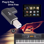 USB-C / 타입 C 암 to USB 2.0 B MIDI 수 어댑터 전자 악기 / 프린터 / 스캐너 / 피아노용