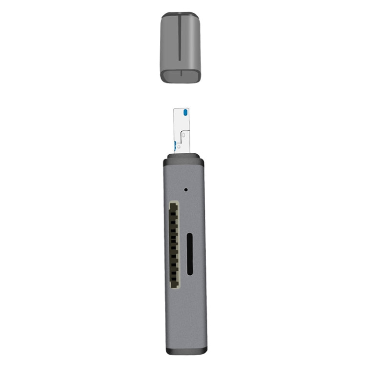 118 2 in 1 USB + 8핀 인터페이스 USB 플래시 디스크 / 메모리 카드 OTG 카드 리더기 IOS 시스템 휴대폰 / 컴퓨터용