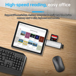 118 2 in 1 USB + 8핀 인터페이스 USB 플래시 디스크 / 메모리 카드 OTG 카드 리더기 IOS 시스템 휴대폰 / 컴퓨터용