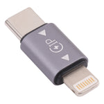 USB-C / Type-C 수컷 to 8핀 수컷 충전 + 데이터 전송 + OTG 어댑터, Type-C 수컷 to 8핀 수컷