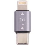 USB-C / Type-C 수컷 to 8핀 수컷 충전 + 데이터 전송 + OTG 어댑터, Type-C 수컷 to 8핀 수컷