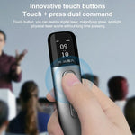 32GB 그린 라이트 다기능 PPT 터치 레이저 페이지 넘김 펜 무선 프레젠터, A9 Pro 32GB 그린 라이트(그레이)