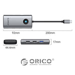 ORICO PW11-5P Type-C / USB-C 5-in-1 5Gbps 다기능 도킹 스테이션, PW11-5P