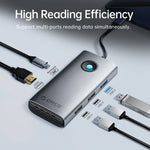 ORICO PW11-5P Type-C / USB-C 5-in-1 5Gbps 다기능 도킹 스테이션, PW11-5P