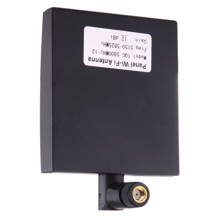 12dBi SMA 수 커넥터 5.8GHz 패널 와이파이 안테나, 5.8GHz 블랙