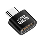 USB 2.0 암-타입-C 수 어댑터, USB 2.0 암-타입-C 수
