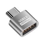 USB 2.0 암-타입-C 수 어댑터, USB 2.0 암-타입-C 수