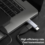 USB-C / 타입-C 암-USB-C / 타입-C 수 + 마이크로 USB 수 변환기, 타입-C 암-타입-C + 마이크로 USB 수