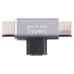 USB-C / 타입-C 암-USB-C / 타입-C 수 + USB-C / 타입-C 수 변환기, 타입-C 암-타입-C 수