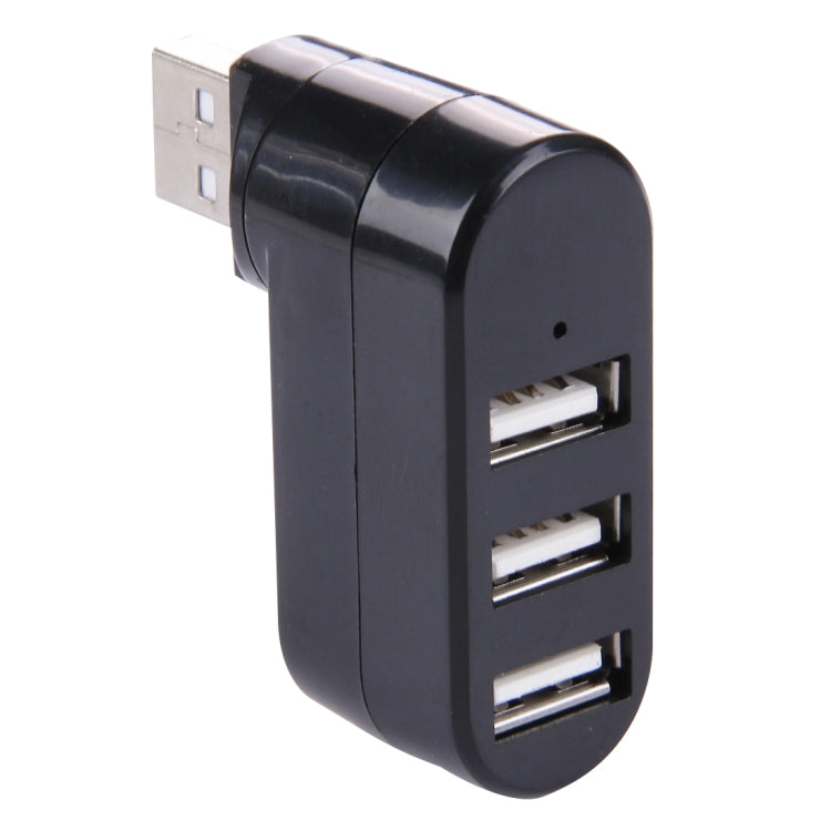 180도 회전 USB 헤드 3포트 USB 2.0 휴대용 허브