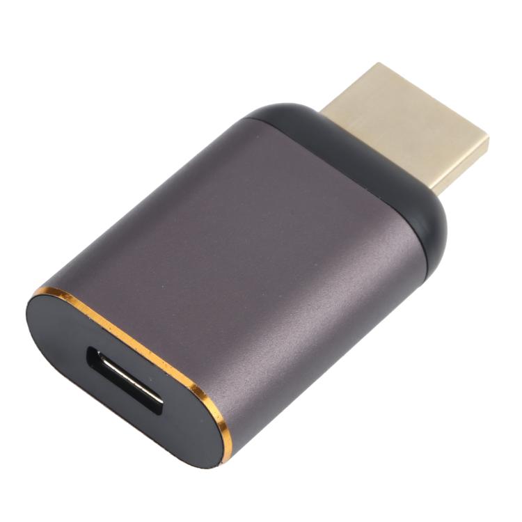 8K 60Hz USB-C / Type-C 암- HDMI 수 커넥터 어댑터, Type-C 암- HDMI 수