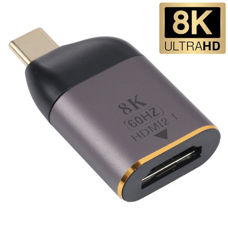 8K 60Hz HDMI 암- USB-C / Type-C 수 커넥터 어댑터, HDMI 암- Type-C 수